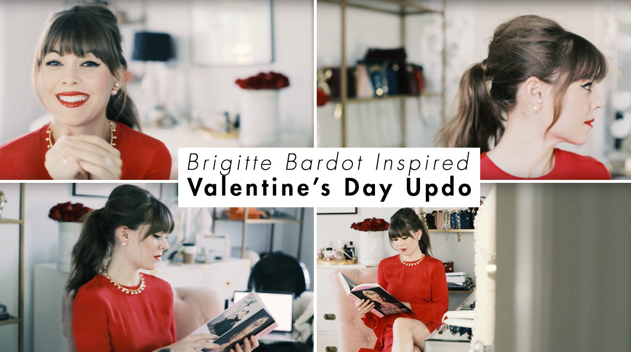 Brigitte Bardot Inspired Valentine S Day Updo