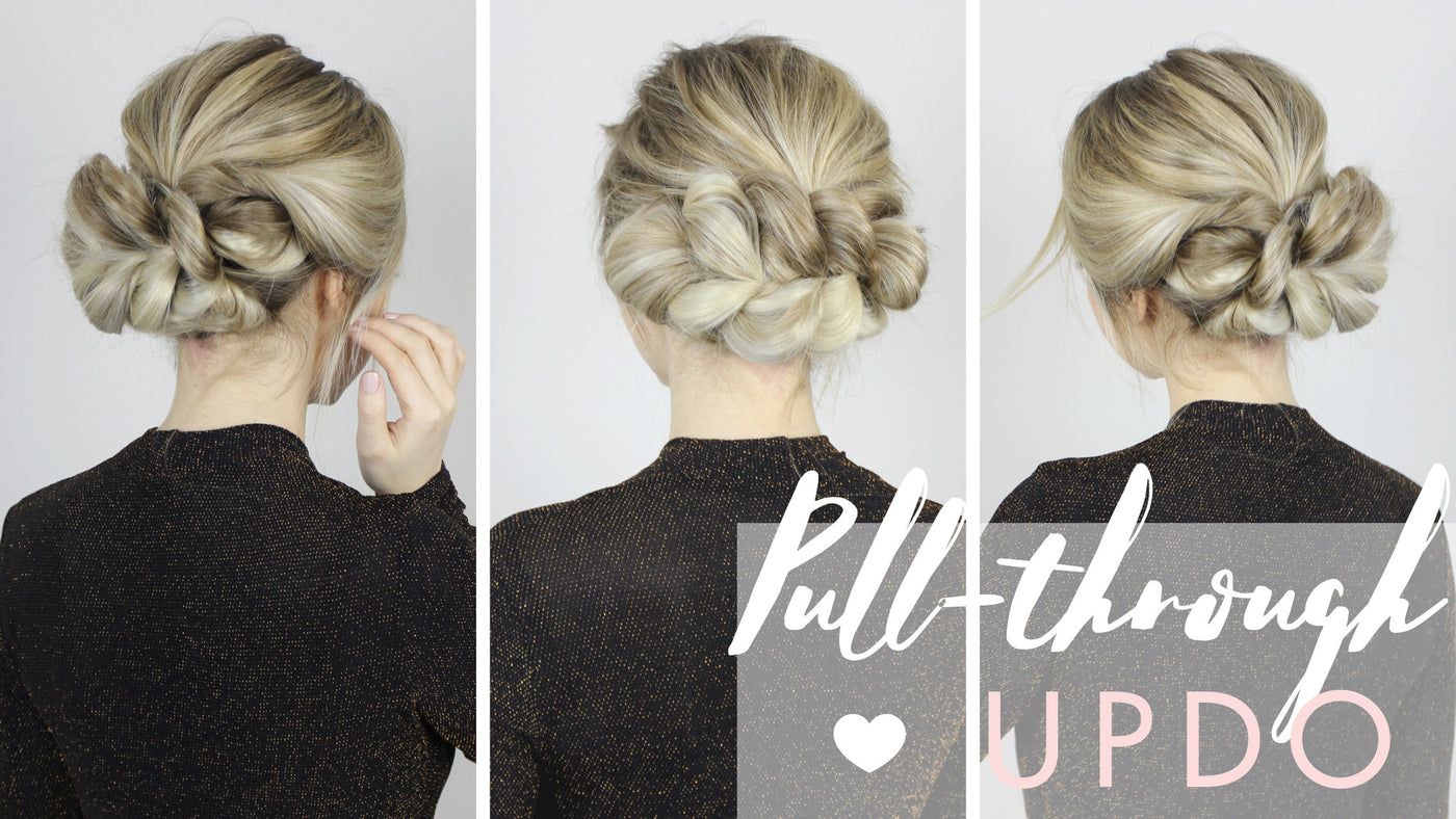Pull Through Updo Cute Hairstyle For Wedding Or Prom