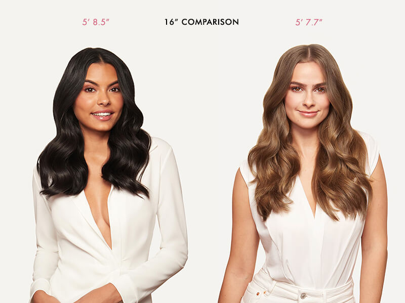 What lengths do you offer, and what do they look like on? - Luxy® Hair