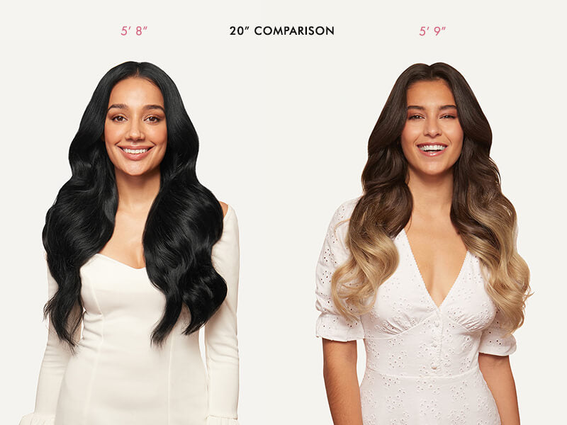 What lengths do you offer, and what do they look like on? - Luxy® Hair