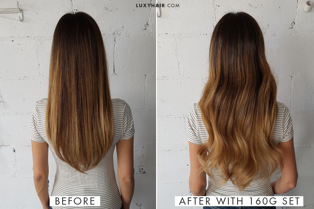 Clip In Hair Extension Length Chart