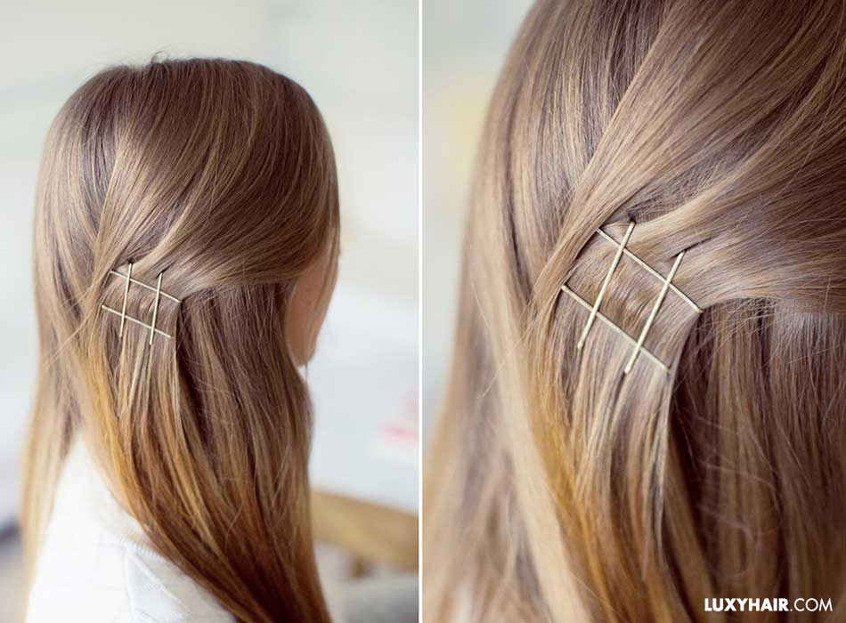Hairstyles With Bobby Pins: Trendy Ways To Wear A Bobby Pin - Luxy® Hair