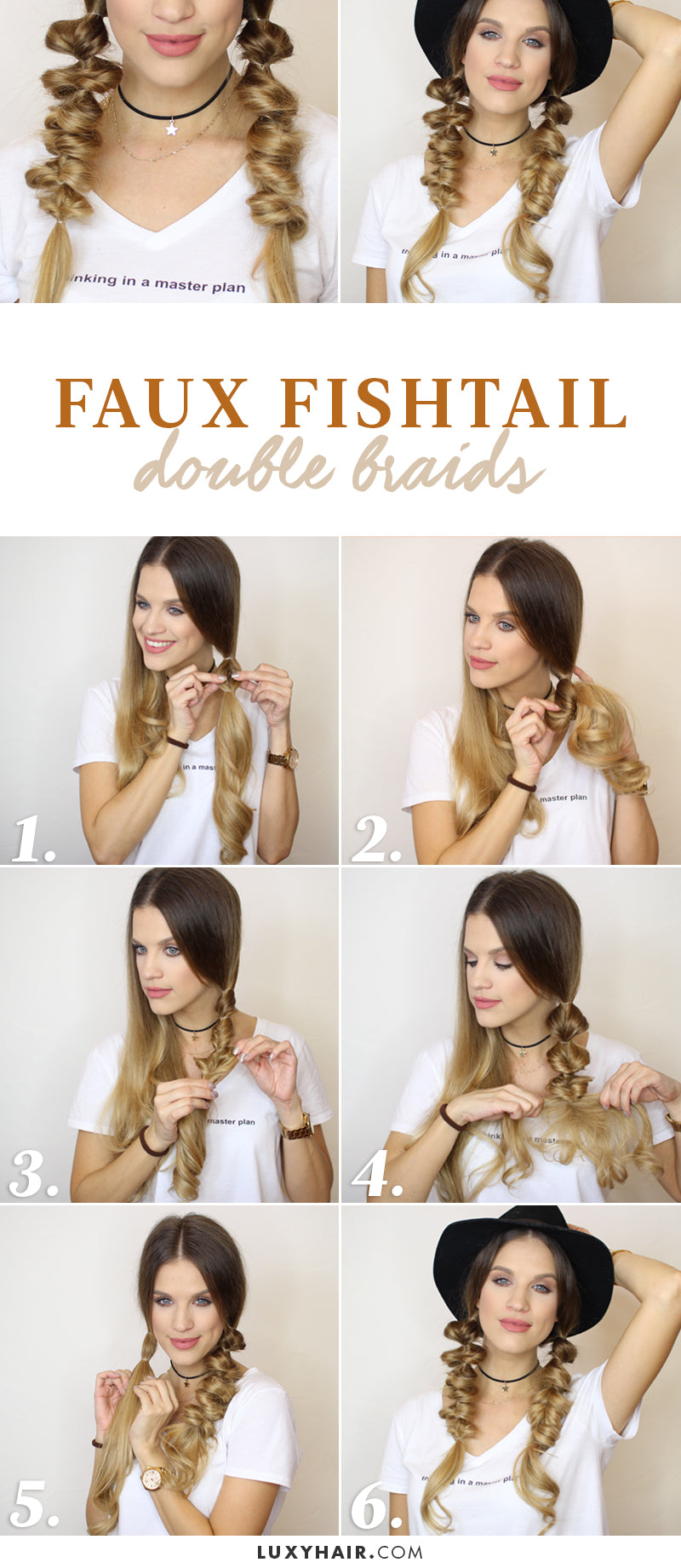 3 Easy Hairstyles For Fall Heatless Luxy Hair