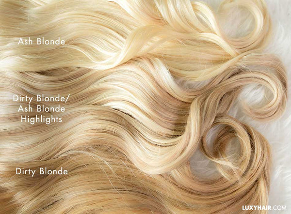 20 Seamless Dirty Blonde Highlights Clip Ins 20 180g