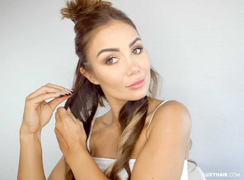 Hair Extensions With Short Hair How To Clip In & Blend (Updated 2020