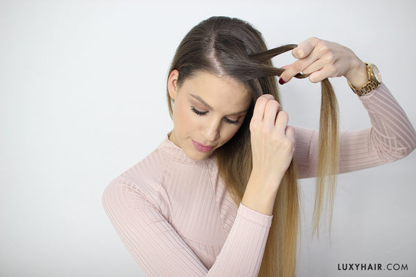 Waterfall Braid: How To Do A Waterfall Braid - Step by Step Guide - Luxy®  Hair
