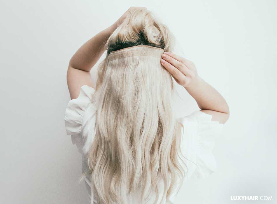 How to get a longer thicker ponytail instantly Luxy Hair