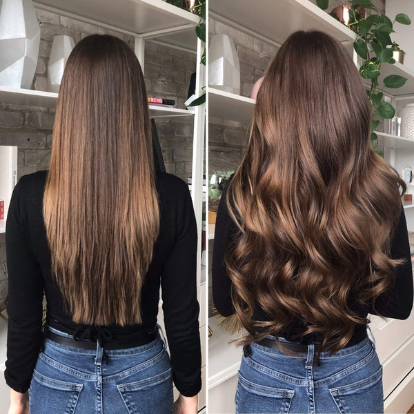20 Classic Chestnut Brown Balayage Clip Ins 20 160g