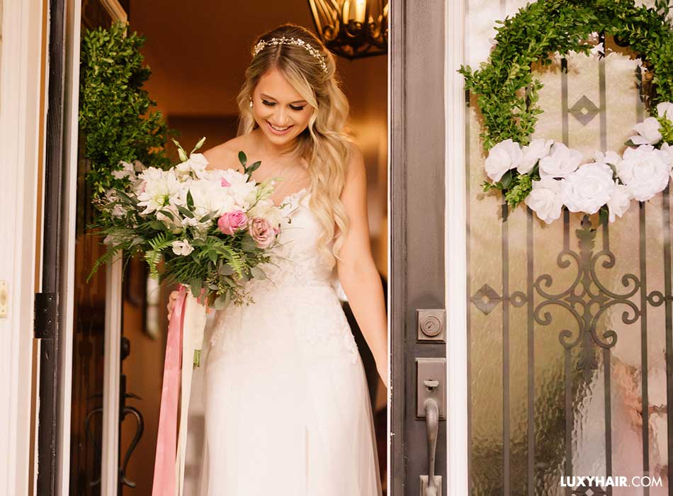 Grow out your hair for your wedding 