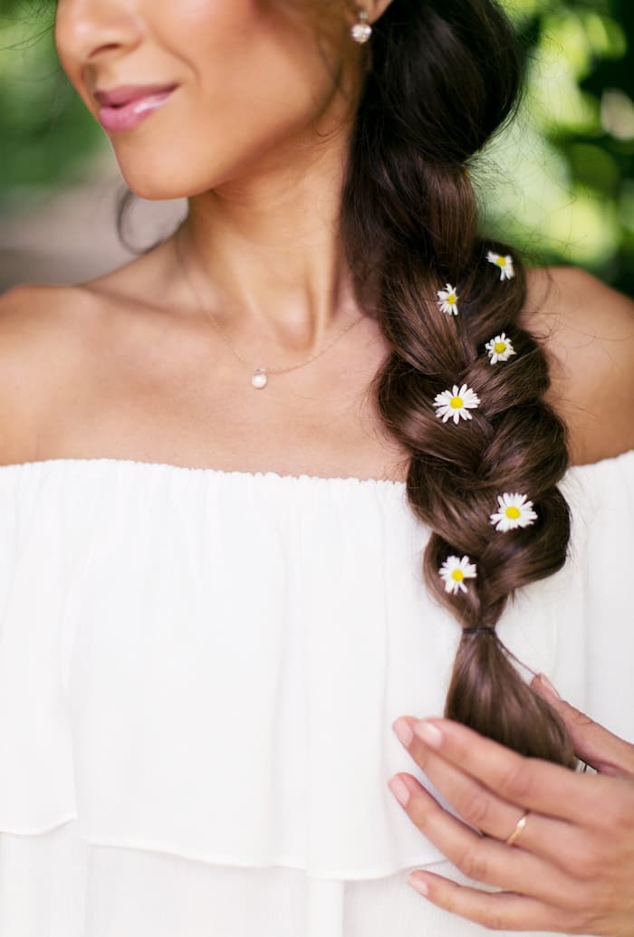 Summer flower braid