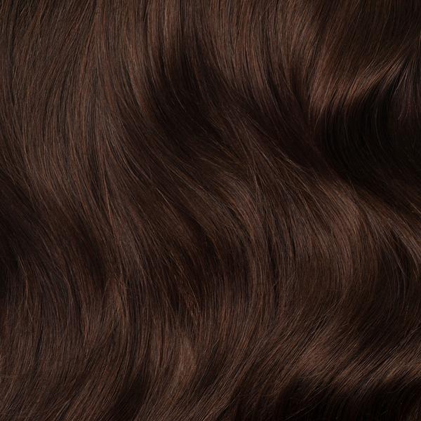 Clip-In Hair Extensions Chocolate Brown (Color 4, 220 Grams