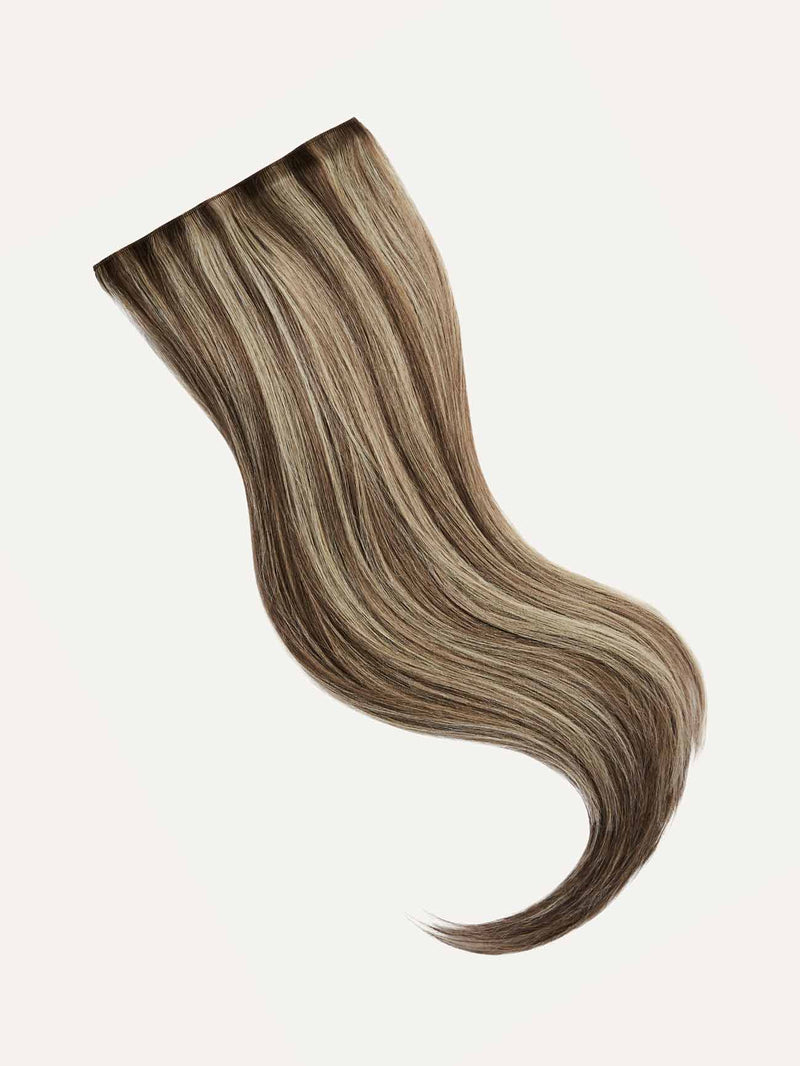 Ash Brown Highlights Halo® Volume Bundle (16 inch, 180g grams) - Luxy® Hair