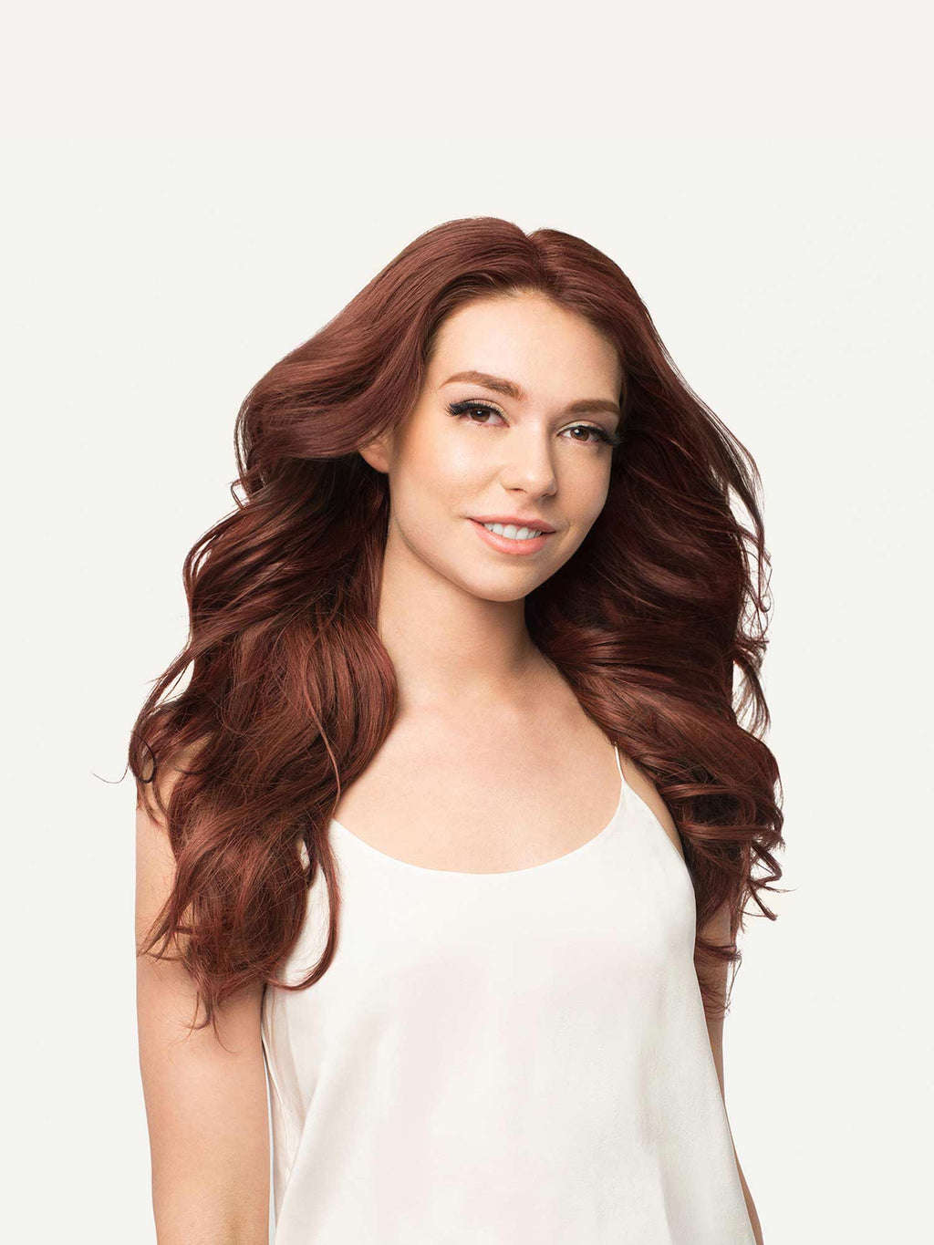 red human hair extensions