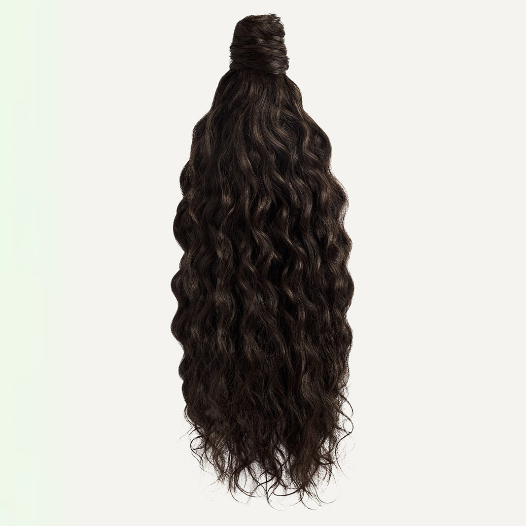  Aubatece Clip in Extensions Dark Ultra Ponytail Curly Wig  Hairtie Natural Type Wig Long Light Ponytail Drawstring Long Ponytail  Female Hair Bow Curly Tracks Hair (E, One Size) : Beauty