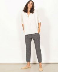 Sita Murt Check Slim Ankle Pant