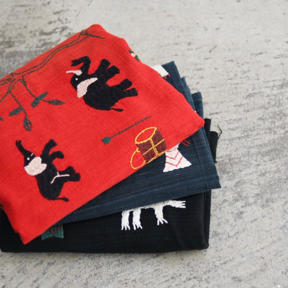 ナガ族 刺繍 スカート タイ ミャンマー 民族 新品未使用 3 - スカート
