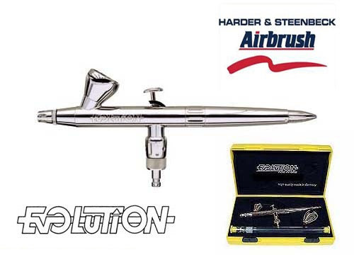 Harder & Steenbeck Evolution CR Plus 2 en 1 Aerógrafo 2 en 1 126234 de  SprayGunner