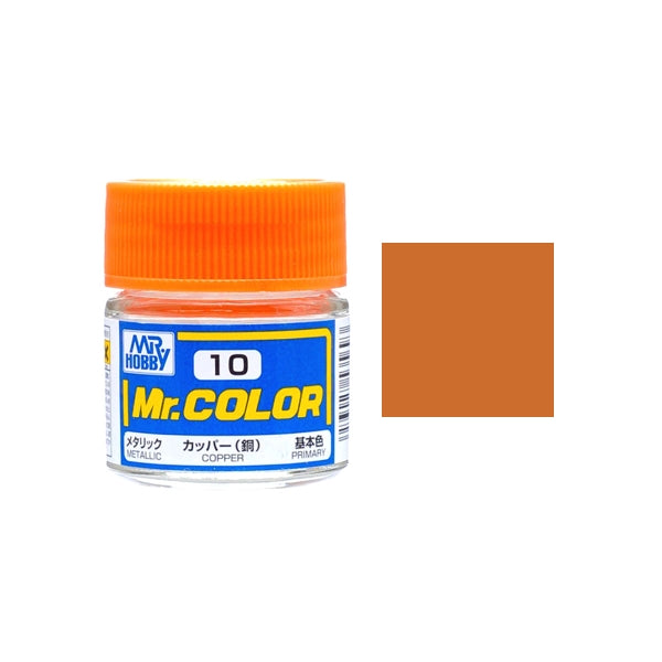 Mr. Color 28 - Steel Metallic/Primary (C28) Plastic Model Kit Paint