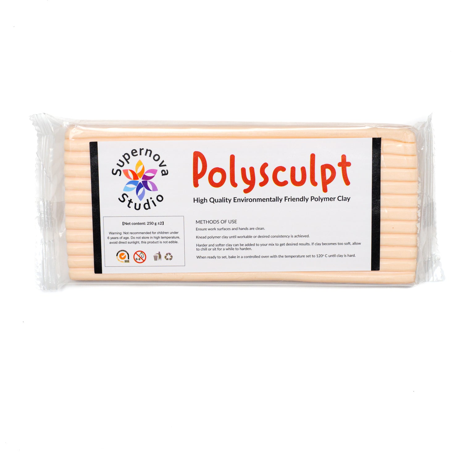 Ice White Polysculpt™ Polymer Clay - 250g