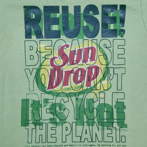 One of a Kind (Women's L) REUSE! The Sun Soda T-Shirt