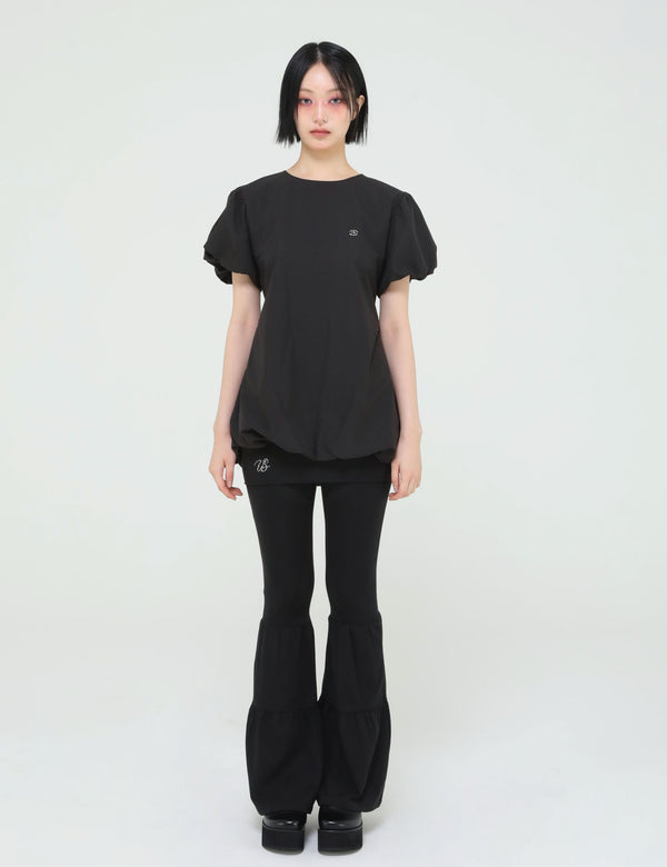 PUFF LONG BLOUSE(BLACK)