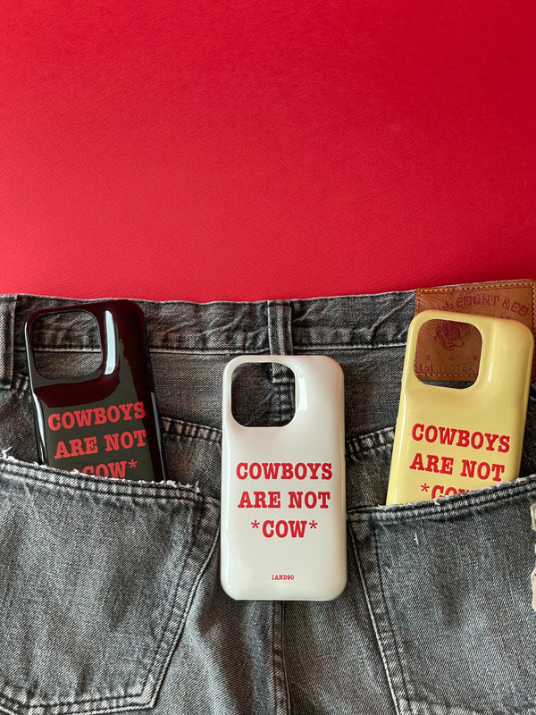 [Cushion case] COWBOYS ARE NOT COW BLACK