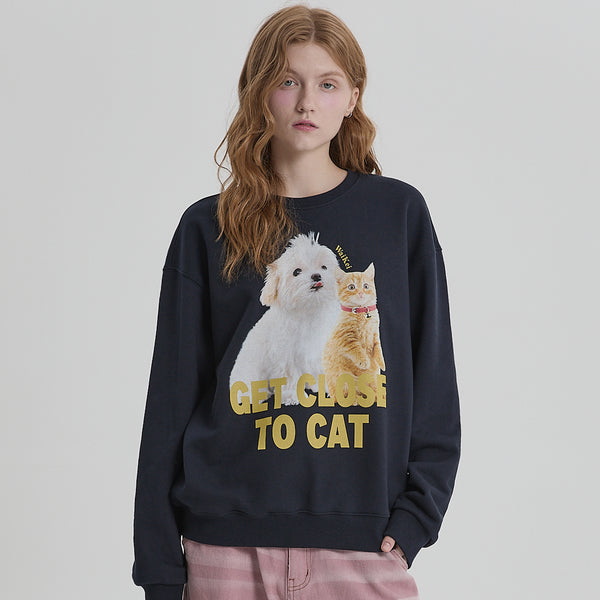 Maltese and Cheese Cat Sweatshirt