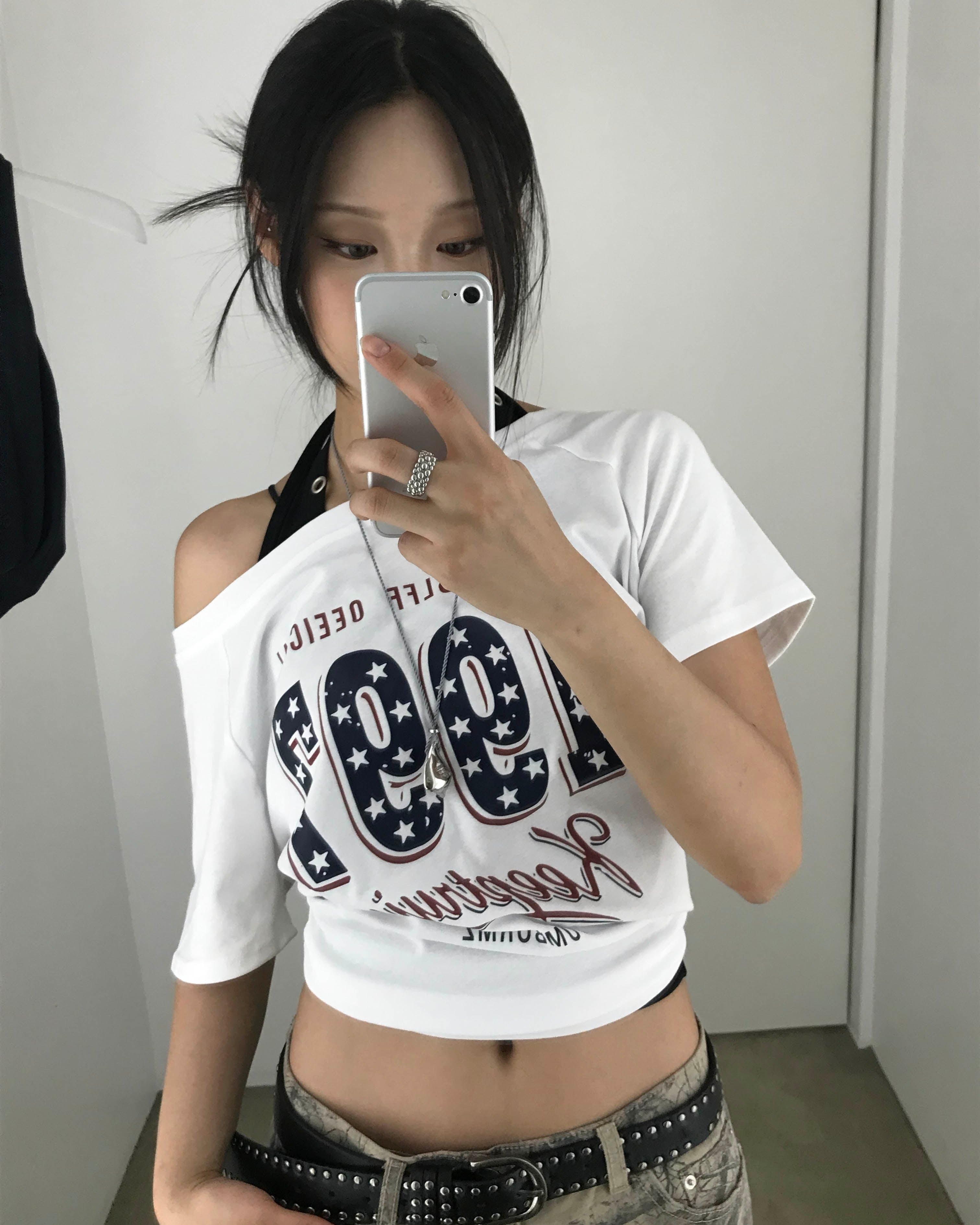 アイレットホルターノースリーブ