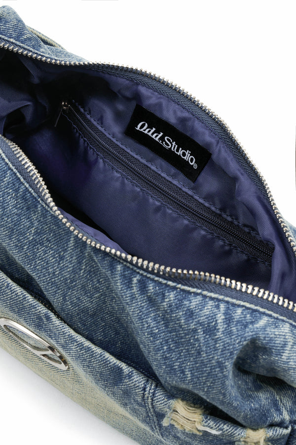 ODDシグネチャーデニムショルダーバッグ / ODD Signature Denim Shoulder Bag 