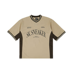 SK SNEAKER BASEBALL CLUB JERSEY TAN