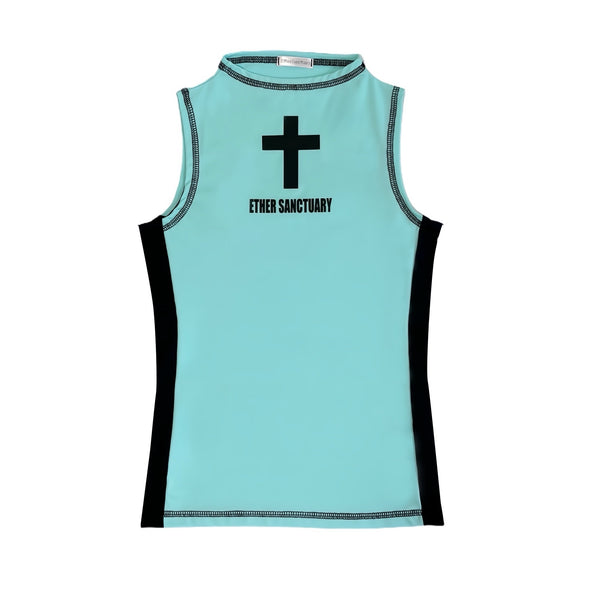 Cross Sleeveless Top (Mint)