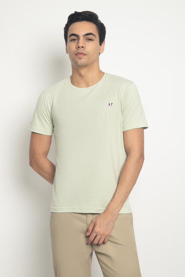 MON AKITA - Florent T-shirt Green