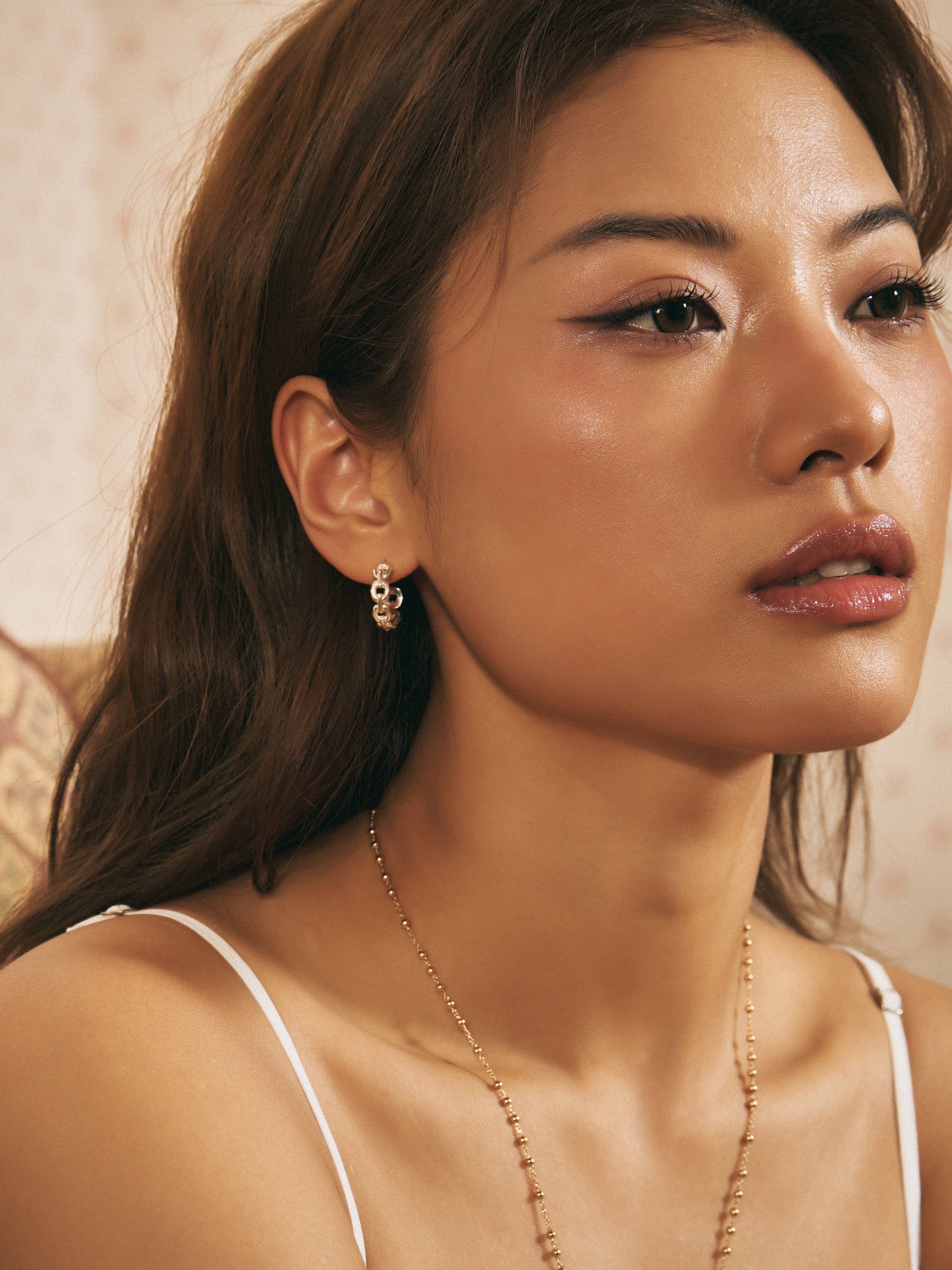 H'S SHOE CHAIN EARRING