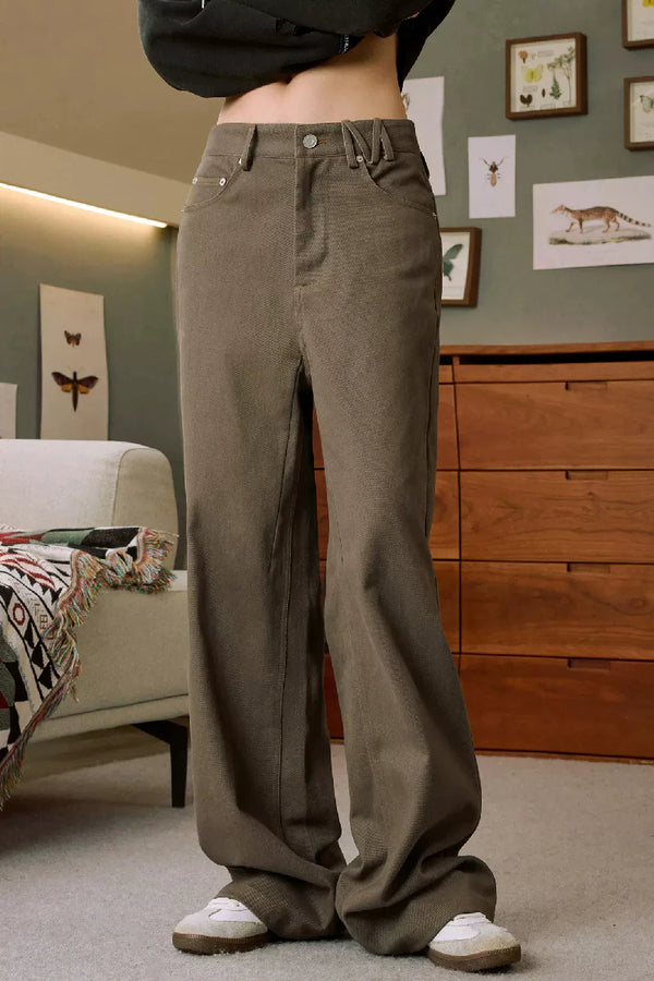 レトロルーズフィットワイドレグパンツ