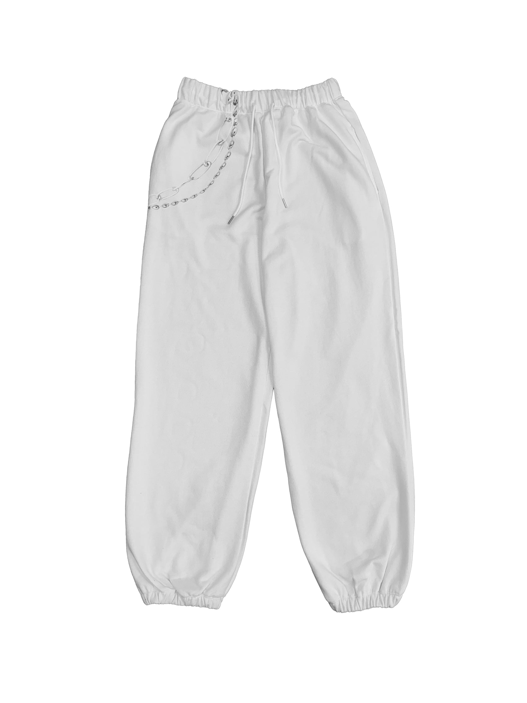 【THEAIRTOWN】Back Chain Printed Jogger Pants ★2color chain N jogger pt(2 color) - THEAIRTOWN | 60% - Asian