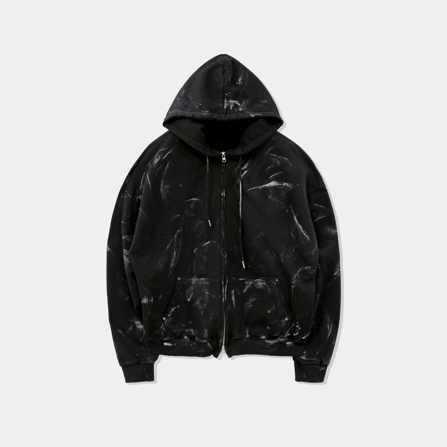  Dirty Scratch Zip Hoodie (3color)