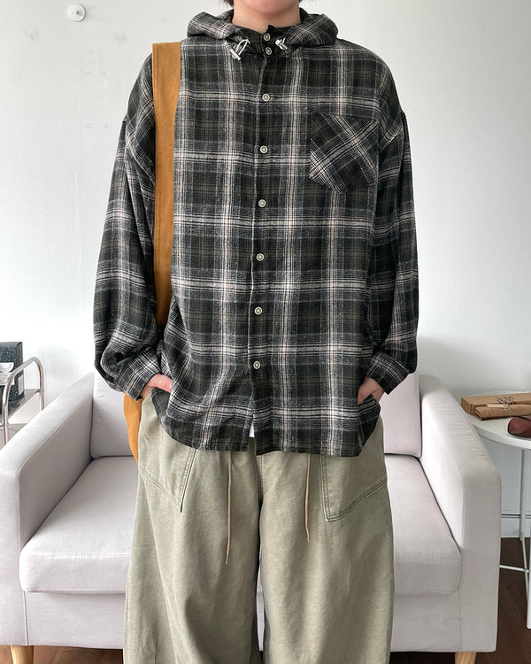 Rio Checkered Hooded Shirt