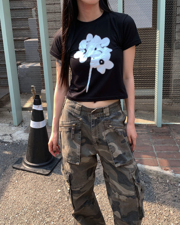 (Unisex) Camo pocket pants