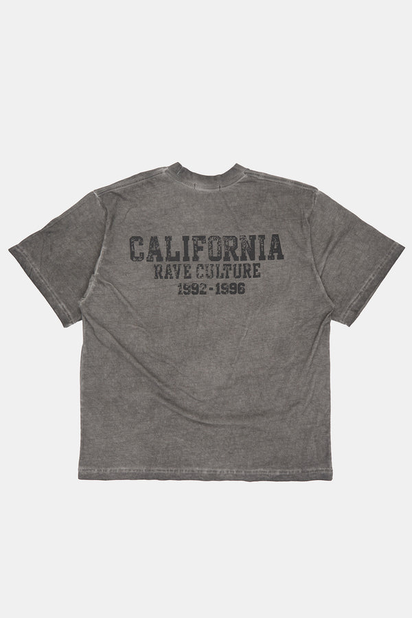 California dirty pigment washed t-shirt