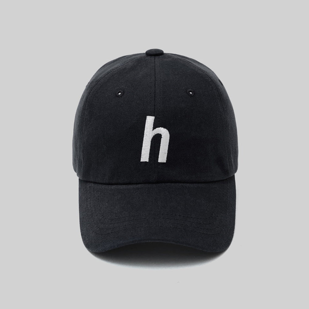 H Logo Ball-Cap (Black)