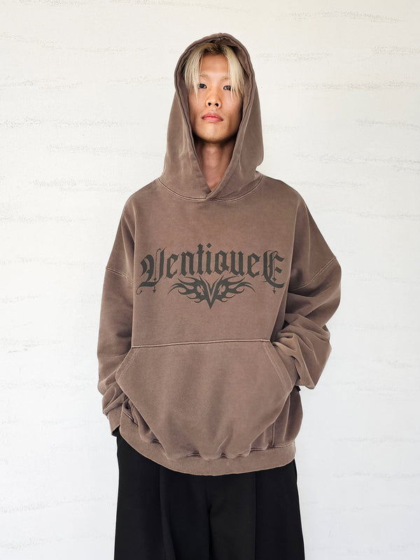 VENTIQUE Pigment Trival hoodie 2colors