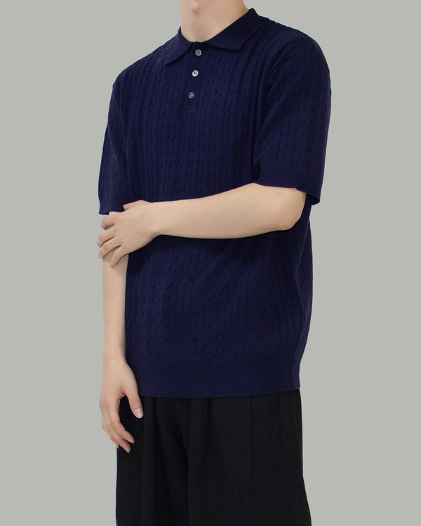 Trun Twisted Short Sleeve Knit