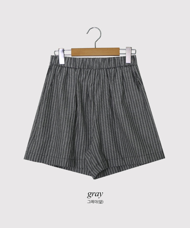 Daily Stripe Banding Shorts (2color)