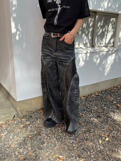 Vintage flare curve pants