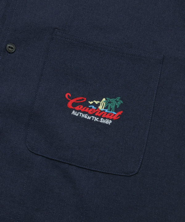 Surfer Shop Half Shirt Navy