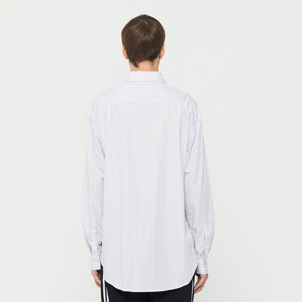 Organic Stripe Shirt Blue