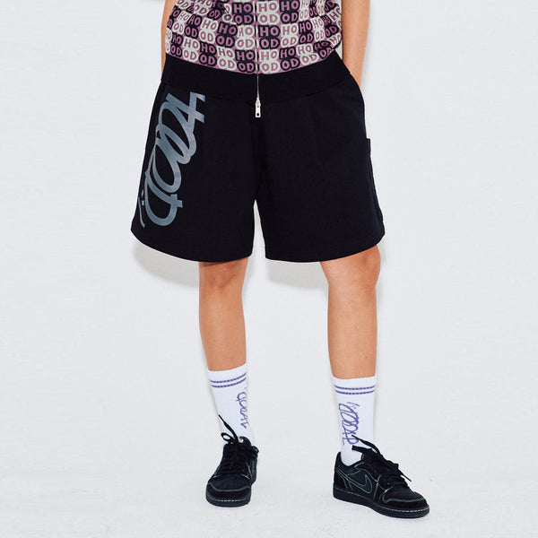 Logo side pocket bermuda banding short pants