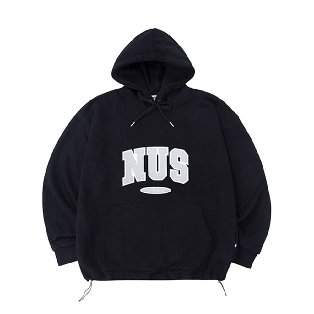 Nus. x HUKE Hood-Tee (black)