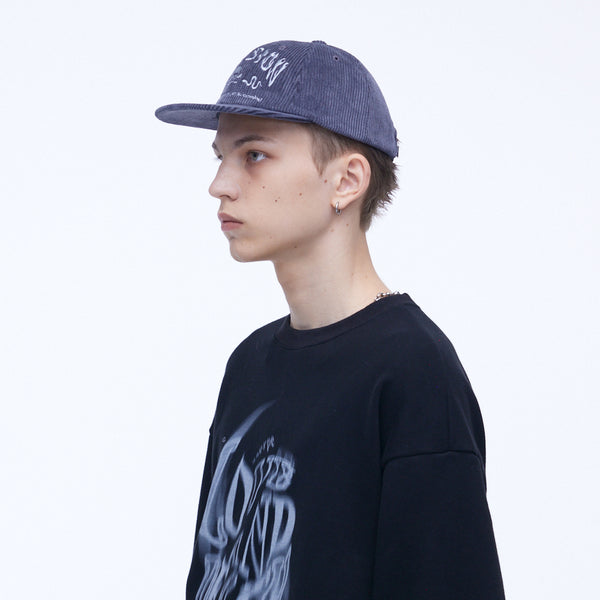 Illusion Corduroy Cap Grey