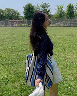 Mus Stripe Eco Bag